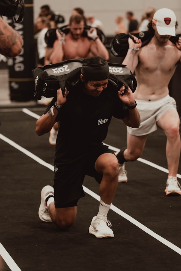 Sandbag Lunges